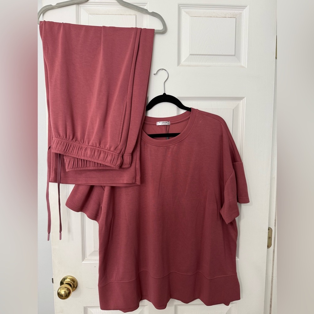 Women's Pink Loungewear Set